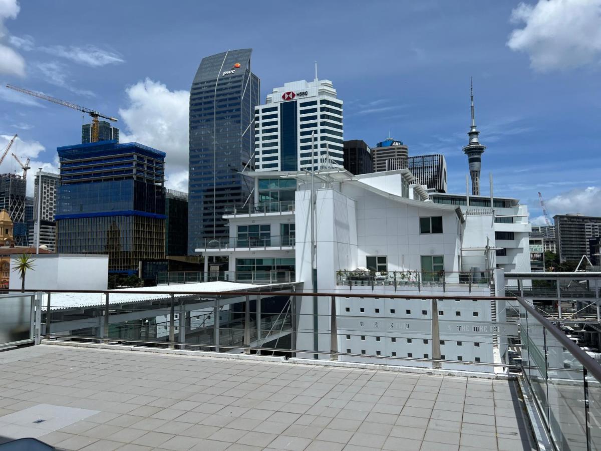 Waterfront Seaview Hotel Apartment - Same Building Block As Auckland Hilton Exterior foto