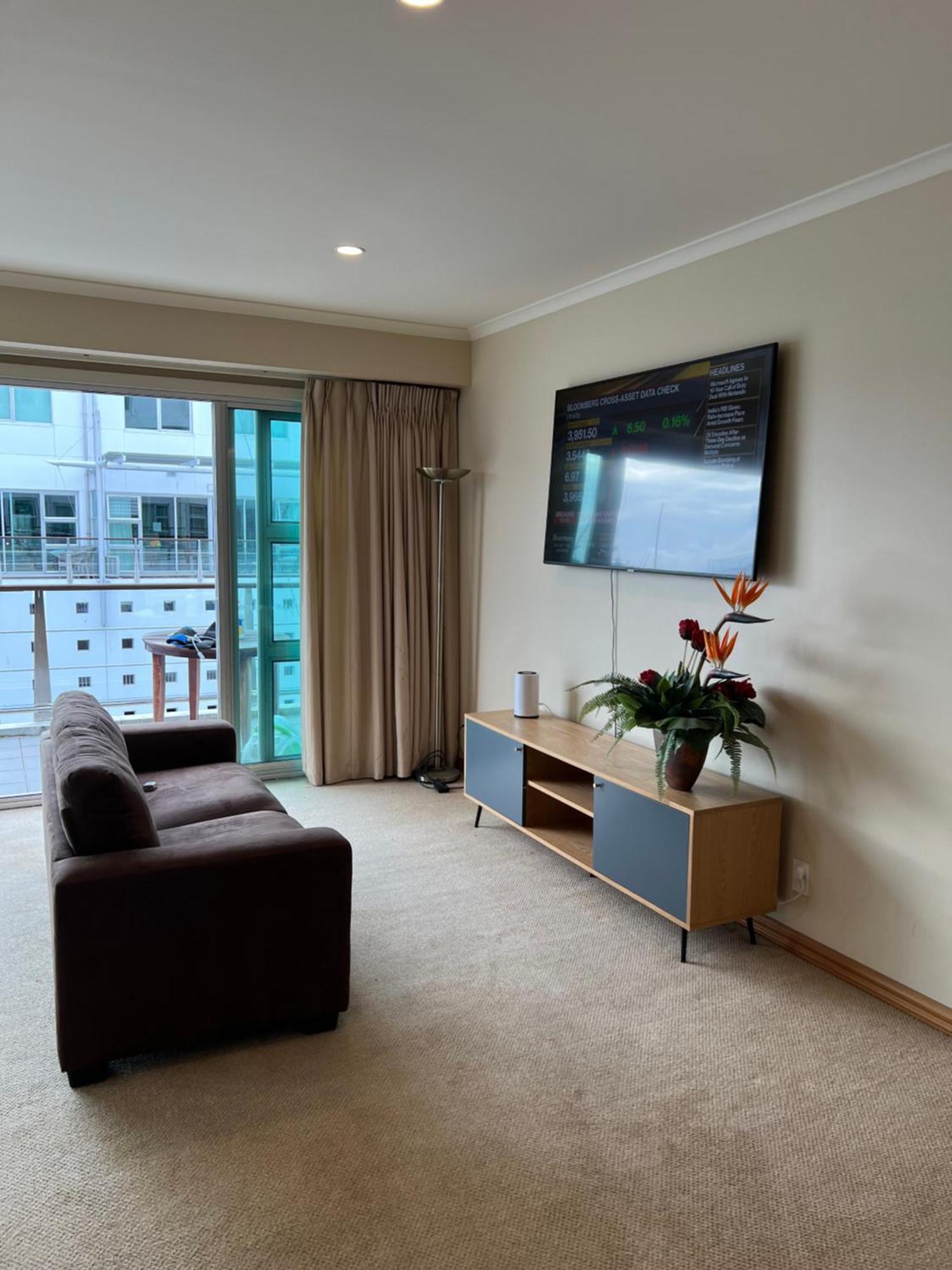 Waterfront Seaview Hotel Apartment - Same Building Block As Auckland Hilton Exterior foto